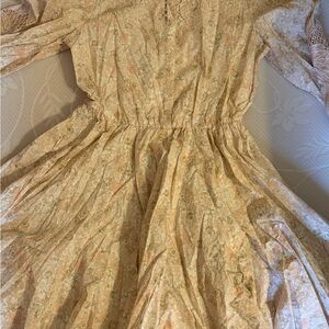 Maje Floral Long Sleeve Dress